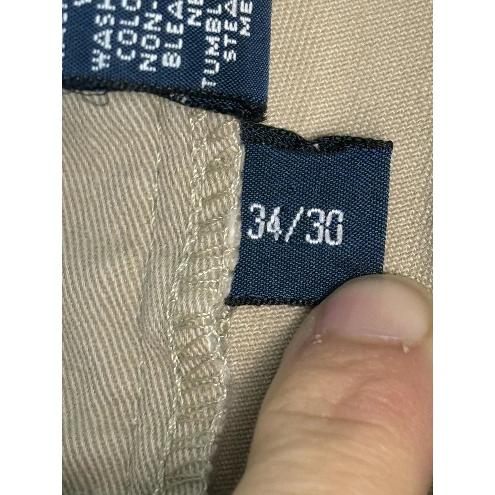 Polo Ralph Lauren Hammond Pants Mens 34x30 Beige Classic Fit Pleated Chino